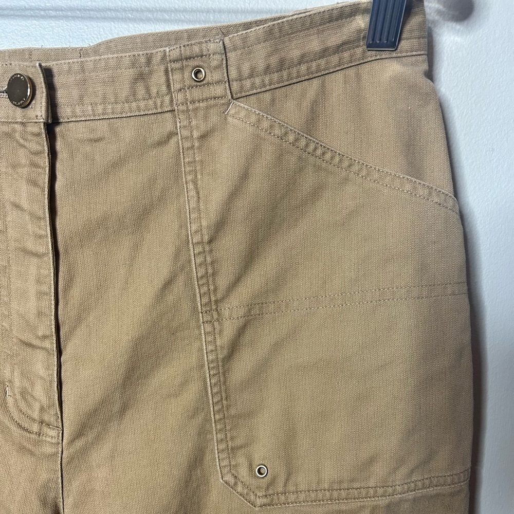 Lauren Ralph Lauren Pants High Waist Five Pocket Tan Women’s Size 12 Preppy Mom - Picture 5 of 12